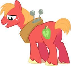 Size: 929x859 | Tagged: safe, artist:iamadinosaurrarrr, big macintosh, earth pony, pony, male, simple background, solo, stallion, transparent background, vector