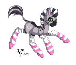 Size: 1500x1283 | Tagged: safe, oc, oc only, oc:zebra north, zebra, clothes, male, socks, solo, stallion, striped socks