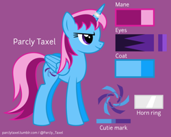 Size: 1280x1024 | Tagged: safe, artist:parclytaxel, oc, oc only, oc:parcly taxel, alicorn, pony, alicorn oc, horn ring, reference sheet, solo