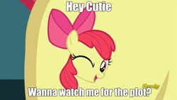 Size: 1920x1080 | Tagged: safe, screencap, apple bloom, bloom and gloom, image macro, meme