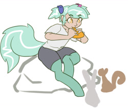 Size: 1280x1083 | Tagged: safe, artist:moronsonofboron, oc, oc only, oc:hope, satyr, animal, musical instrument, ocarina, parent:lyra heartstrings