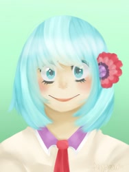 Size: 1024x1365 | Tagged: safe, artist:misocosmis, coco pommel, human, humanized, smiling, solo
