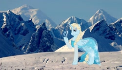 Size: 2942x1699 | Tagged: artist needed, safe, cute, elsa, frozen, frozen (movie), my little pony, solo