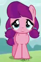 Size: 136x205 | Tagged: safe, screencap, lily longsocks, earth pony, pony, crusaders of the lost mark, cropped, cute, female, filly, foal, picture for breezies, sad, solo
