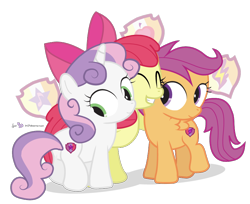 Size: 810x660 | Tagged: safe, artist:dm29, apple bloom, scootaloo, sweetie belle, crusaders of the lost mark, cutie mark, cutie mark crusaders, simple background, the cmc's cutie marks, transparent background, trio