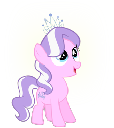 Size: 3000x3357 | Tagged: safe, artist:sollace, diamond tiara, pony, crusaders of the lost mark, open mouth, simple background, solo, transparent background, vector