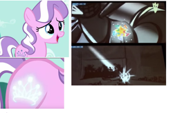 Size: 1001x656 | Tagged: safe, screencap, coloratura, diamond tiara, crusaders of the lost mark, the mane attraction, rara