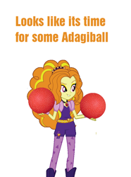 Size: 680x916 | Tagged: safe, artist:trainman3985, adagio dazzle, equestria girls, dodgeball, solo