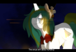 Size: 1024x694 | Tagged: safe, artist:appleeevee, oc, oc only, pony, unicorn, fake screencap, show time