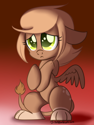 Size: 1024x1362 | Tagged: safe, artist:wubcakeva, oc, oc only, oc:nari, sphinx, foal, solo, sphinx oc