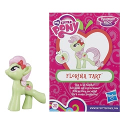 Size: 1500x1500 | Tagged: safe, florina tart, apple family member, blind bag, card, collector card, figure, no tail, toy