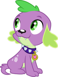 Size: 1000x1317 | Tagged: safe, artist:bubblestormx, spike, dog, equestria girls, equestria girls (movie), looking up, simple background, spike the dog, transparent background, vector