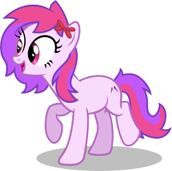 Size: 5662x5637 | Tagged: safe, artist:illumnious, oc, oc only, oc:silent song, absurd resolution, cute, happy, open mouth, raised hoof, raised leg, simple background, singing, smiling, solo, transparent background, vector