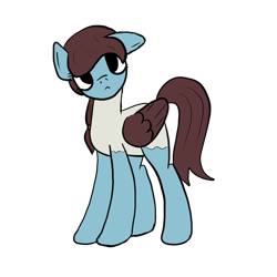 Size: 1000x1000 | Tagged: artist needed, safe, artist:bojangleee, bird pone, pegasus, pony, looking at you, ponified, simple background, solo, transparent background