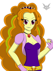 Size: 3000x4000 | Tagged: safe, artist:white mist, adagio dazzle, equestria girls, cleavage, female, solo