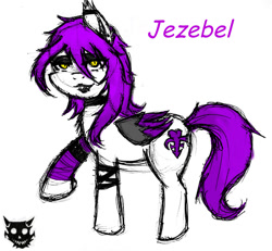 Size: 1040x960 | Tagged: safe, artist:exile, oc, oc only, oc:jezebel, bat pony, pony, vampony