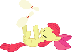 Size: 3578x2601 | Tagged: safe, artist:porygon2z, apple bloom, eyes closed, juggling, simple background, solo, transparent background, vector