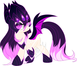 Size: 1000x858 | Tagged: safe, artist:xwhitedreamsx, oc, oc only, bat pony, pony, simple background, solo, transparent background, watermark