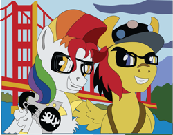 Size: 1015x797 | Tagged: safe, artist:the-paper-pony, derpibooru import, oc, oc only, shadowbox