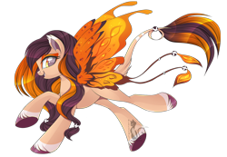 Size: 1500x1038 | Tagged: safe, artist:blackfreya, oc, oc only, original species, fairy, simple background, solo, transparent background