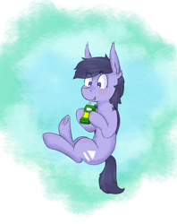 Size: 1460x1845 | Tagged: safe, oc, oc only, oc:moon rock, bat pony, pony, juice box