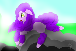 Size: 1920x1280 | Tagged: safe, artist:xamriel, oc, oc only, oc:blueberry mellow, earth pony, pony, solo