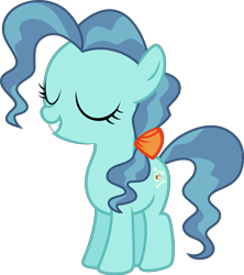 Size: 5781x6515 | Tagged: safe, artist:pink1ejack, petunia paleo, the fault in our cutie marks, absurd resolution, eyes closed, inkscape, simple background, smiling, solo, transparent background, vector