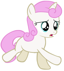 Size: 7000x7700 | Tagged: safe, artist:tardifice, twinkleshine, amending fences, absurd resolution, concerned, filly, open mouth, running, simple background, solo, transparent background, vector, younger