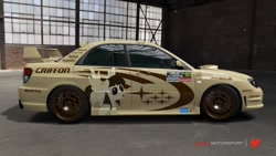 Size: 1280x720 | Tagged: safe, artist:skyline333, wild fire, car, forza motorsport 4, itasha, subaru, subaru impreza