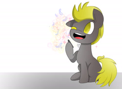 Size: 1920x1400 | Tagged: safe, artist:citrusjewel, oc, oc only, oc:ebon topaz, earth pony, pony, solo