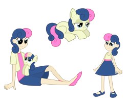 Size: 7488x6120 | Tagged: safe, artist:thecheeseburger, bon bon, sweetie drops, human, absurd resolution, adorabon, cute, human ponidox, humanized, simple background, transparent background, vector