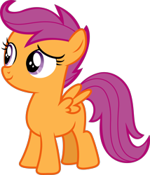 Size: 6000x6997 | Tagged: safe, artist:aethon056, scootaloo, .svg available, absurd resolution, simple background, solo, transparent background, vector