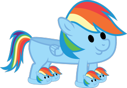 Size: 1494x1033 | Tagged: safe, artist:s.guri, edit, tanks for the memories, clothes, dashie slippers, simple background, transparent background, vector