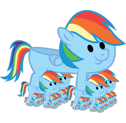 Size: 1494x1456 | Tagged: safe, artist:s.guri, edit, tanks for the memories, clothes, dashie slippers, endless quoting, fractal, no pony, recursion, simple background, slippers, the ride never ends, transparent background, vector, wat, we need to go deeper