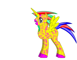 Size: 830x650 | Tagged: safe, artist:diacraft, oc, oc only, alicorn, pony, pony creator, alicorn oc, donut steel, joke oc, simple background, solo, transparent background