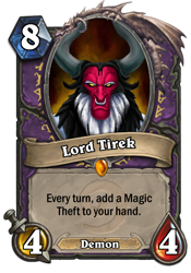 Size: 400x573 | Tagged: safe, artist:mindmendereoin, lord tirek, card, crossover, hearthstone