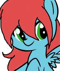 Size: 1320x1560 | Tagged: source needed, safe, artist:alari1234, artist:kianamai, artist:larrykitty, oc, oc only, oc:ruby soul, base used, cutie, female, filly, offspring, parent:oc:steel soul, parent:oc:swift gale, parents:oc x oc, solo