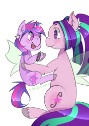 Size: 1000x1414 | Tagged: safe, artist:vogelchan, derpibooru import, aria blaze, oc, ponified