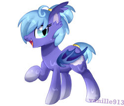 Size: 1600x1371 | Tagged: safe, artist:spookyle, oc, oc only, oc:dream cloud, bat pony, pony, solo