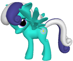 Size: 488x408 | Tagged: safe, artist:darth-silas, pegasus, pony, 3d, 3d pony creator, bashful, female, free character, mare, pony creator 3d, ponylumen, shy, smiling, sundog