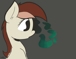 Size: 1516x1188 | Tagged: safe, artist:flowbish, roseluck, bust, mumblecore, simple background, solo