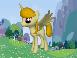 Size: 1200x900 | Tagged: safe, oc, oc only, oc:jacqlyn, alicorn, pony, 3d pony creator, alicorn oc, ponylumen