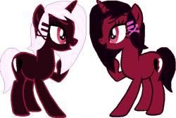 Size: 674x452 | Tagged: safe, artist:laser-pancakes, biskit twins, brittany biskit, littlest pet shop, ponified, whittany biskit