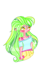 Size: 720x960 | Tagged: safe, artist:rnokiart, lemon zest, equestria girls, clothes, female