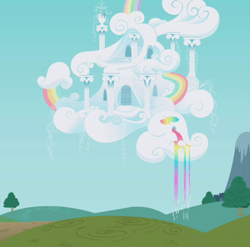 Size: 728x720 | Tagged: safe, derpibooru import, screencap, griffon the brush off, rainbow dash's house, scenery