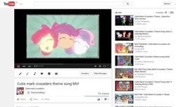 Size: 1160x705 | Tagged: safe, apple bloom, scootaloo, sweetie belle, equestria girls, cutie mark crusaders, defictionalization, youtube