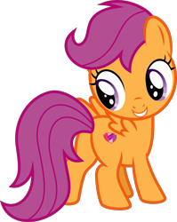 Size: 4086x5122 | Tagged: safe, artist:aethon056, scootaloo, crusaders of the lost mark, .svg available, absurd resolution, cutie mark, inkscape, it happened, looking back, plot, simple background, solo, the cmc's cutie marks, transparent background, vector