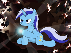 Size: 6773x5080 | Tagged: safe, artist:toxic-mario, minuette, absurd resolution, crossover, dragon ball z, frogpony, solo