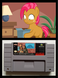 Size: 651x876 | Tagged: safe, babs seed, bad gift meme, exploitable meme, home improvement, meme, obligatory pony, super nintendo