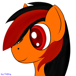 Size: 2500x2500 | Tagged: safe, artist:asknoxthepony, oc, oc only, oc:phoenix crashbolt, bust, portrait, request, solo